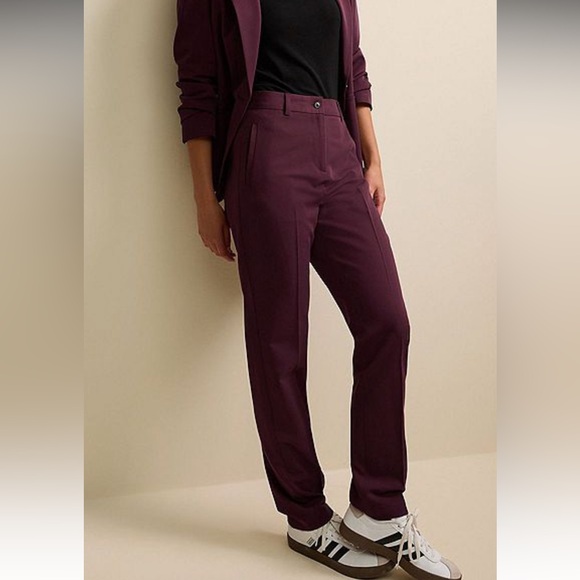 next Pants - NEXT Smart Trousers in  burgundy